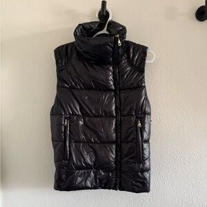 Sam Edelman Black Quilted Puffer Vest